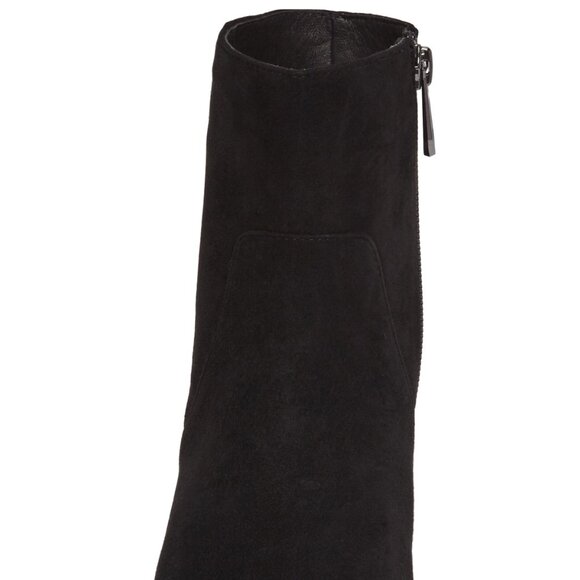 BOTKIER New York ALLIE Suede Leather Block Heel Boots Bootie BLACK NIB Women's - Picture 5 of 16